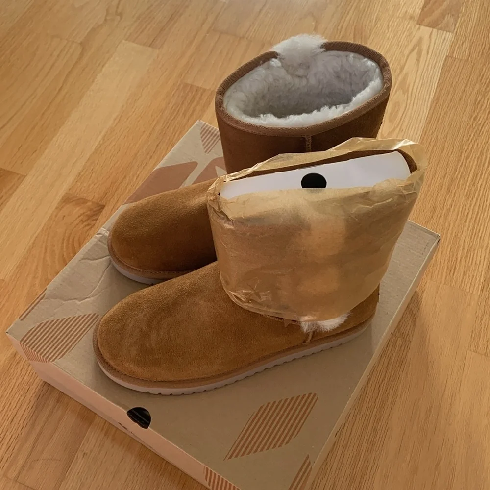 Koolaburra by Ugg - Victoria Short Bootie - Women’s 8 - Cognac - Picture 10 of 15